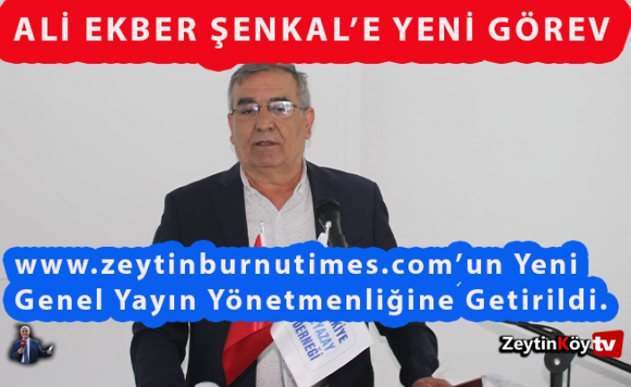 Haber Portalımızın Yeni Genel Yayın Yönetmeni Şenkal Oldu