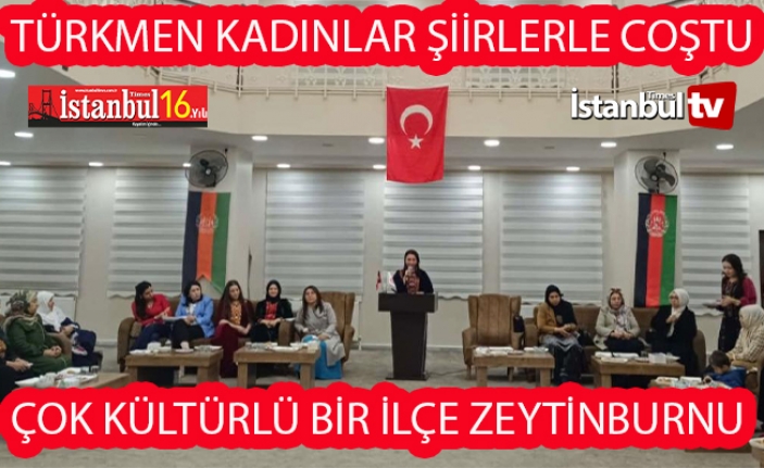 Türkmen Kadınlar Şiir Gecesi Düzenledi