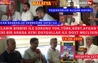 Alişan Hayırlı’nın Dostları Bağbağlar Derneğinde...